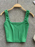 Women Backless Crop Top-Slim Fit Tank Top
